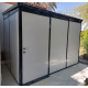 Casetta da giardino modulare coibentata profili neri 3x2m - pavimento incluso - Everbox