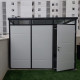 Casetta da giardino modulare coibentata profili neri 3x2m - pavimento incluso - Everbox