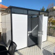 Casetta da giardino modulare coibentata profili neri 3x2m - pavimento incluso - Everbox