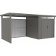 Pareti aggiuntive in acciaio zincato 0,4mm per tettoie addossate Kosto P.211cm - X-METAL