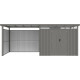 Pareti aggiuntive in acciaio zincato 0,4mm per tettoie addossate Kosto P.211cm - X-METAL