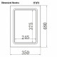 Casetta in lamiera 15,16m² PLUS antracite + set di montaggio X-METAL