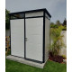 Casetta da giardino modulare coibentata profili neri 2x1m - pavimento incluso - Everbox