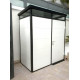 Casetta da giardino modulare coibentata profili neri 2x1m - pavimento incluso - Everbox