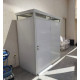 Casetta da giardino modulare coibentata 2x1m bianca - pavimento incluso - Everbox