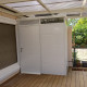 Casetta da giardino modulare coibentata 2x1m bianca - pavimento incluso - Everbox