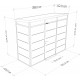 Casetta da giardino modulare coibentata profili neri 3x1m - pavimento incluso - Everbox