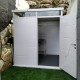 Casetta da giardino modulare coibentata 2x2m bianca - pavimento incluso - Everbox