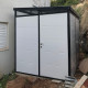 Casetta da giardino modulare coibentata profili neri 2x2m - pavimento incluso - Everbox