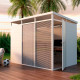 Casetta da giardino modulare coibentata 3x2m bianca - pavimento incluso - Everbox