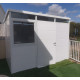 Casetta da giardino modulare coibentata 3x2m bianca - pavimento incluso - Everbox