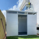 Casetta da giardino modulare coibentata 3x2m bianca - pavimento incluso - Everbox