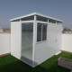 Casetta da giardino modulare coibentata 3x2m bianca - pavimento incluso - Everbox