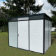 Casetta da giardino modulare coibentata profili neri 3x2m - pavimento incluso - Everbox