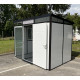 Casetta da giardino modulare coibentata profili neri 3x2m - pavimento incluso - Everbox