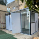 Casetta da giardino modulare coibentata profili neri 4x2m - pavimento incluso - Everbox
