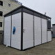 Casetta da giardino modulare coibentata profili neri 4x2m - pavimento incluso - Everbox