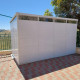 Casetta da giardino modulare coibentata 4x2m bianca - pavimento incluso - Everbox