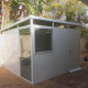 Casetta da giardino modulare coibentata 3x3m bianca - pavimento incluso - Everbox