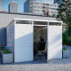 Casetta da giardino modulare coibentata 3x3m bianca - pavimento incluso - Everbox