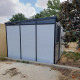 Casetta da giardino modulare coibentata profili neri 4x3m - pavimento incluso - Everbox