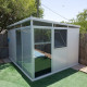 Casetta da giardino modulare coibentata 4x3m bianca - pavimento incluso - Everbox