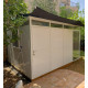Casetta da giardino modulare coibentata 4x3m bianca - pavimento incluso - Everbox