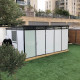 Casetta da giardino modulare coibentata profili neri 5x3m - pavimento incluso - Everbox