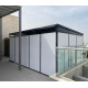 Casetta da giardino modulare coibentata profili neri 5x3m - pavimento incluso - Everbox