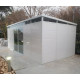 Casetta da giardino modulare coibentata 6x3m bianca - pavimento incluso - Everbox