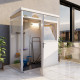 Casetta da giardino modulare coibentata 2x1m bianca - pavimento incluso - Everbox
