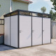 Casetta da giardino modulare coibentata profili neri 3x2m - pavimento incluso - Everbox