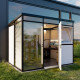 Casetta da giardino modulare coibentata profili neri 3x2m - pavimento incluso - Everbox