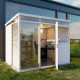 Casetta da giardino modulare coibentata 3x2m bianca - pavimento incluso - Everbox