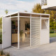 Casetta da giardino modulare coibentata 3x2m bianca - pavimento incluso - Everbox