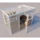 Casetta da giardino modulare coibentata 3x2m bianca - pavimento incluso - Everbox
