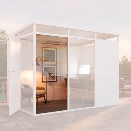 Pannello in doppio vetro per ufficio da giardino Everbox