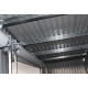 Doppio garage 637x513cm in acciaio zincato grigio antracite con porte avvolgibili - X-METAL
