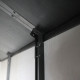 Casetta da giardino in resina spazzolata DOCKER 1,24 m² skylight + pavimento - Jobu