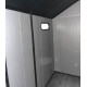 Casetta da giardino in resina spazzolata DOCKER 1,24 m² skylight + pavimento - Jobu