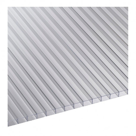 Confezione 3 piastre di ricambio in policarbonato - sp. 6 mm bianco lunghezza 360,8 cm