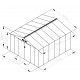 Casetta in lamiera 13m² PLUS antracite + set di montaggio X-METAL