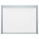 Tenda laterale scorrevole grigio chiaro 270 cm per pergola bioclimatica in alluminio X-METAL