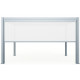 Tenda laterale scorrevole grigio chiaro 370 cm per pergola bioclimatica in alluminio X-METAL