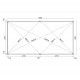 Pergola bioclimatica autoportante in alluminio antracite 3x6m Ombrea
