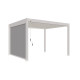 Tenda laterale bianca 300cm per pergola bioclimatica in alluminio Ombrea