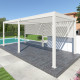 Tenda laterale bianco 400cm per pergola bioclimatica in alluminio Ombrea