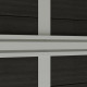 Casetta da giardino + terrazza in legno composito 28mm antracite 15m² PREMIUM - Woodlife Garden