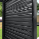 Pannello con lamelle apribili - 90 cm - nero antracite - X-METAL