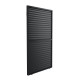 Pannello con lamelle apribili - 90 cm - nero antracite - X-METAL